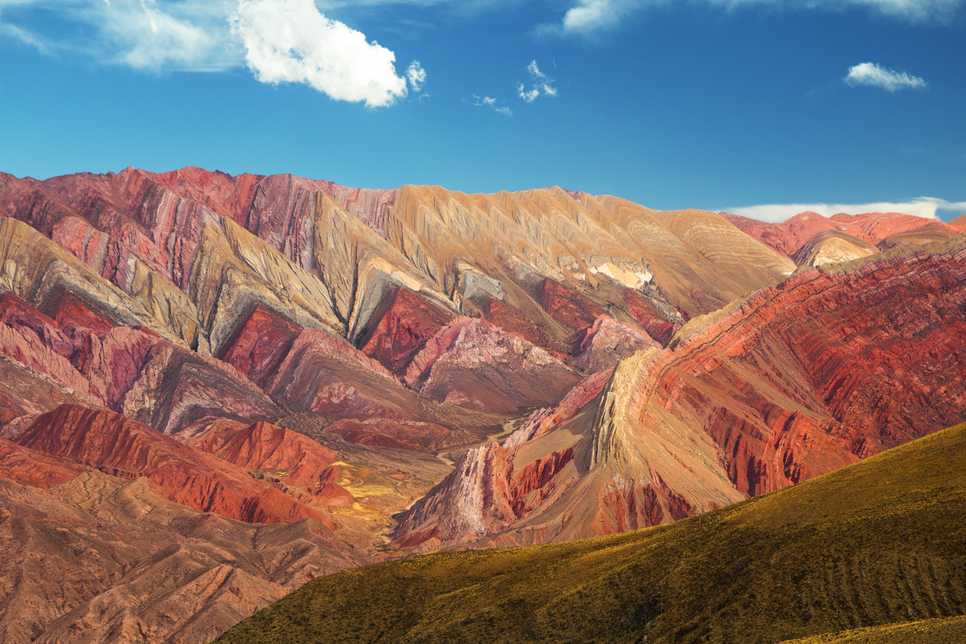 Der Berg der 14 Farben bei Salta.