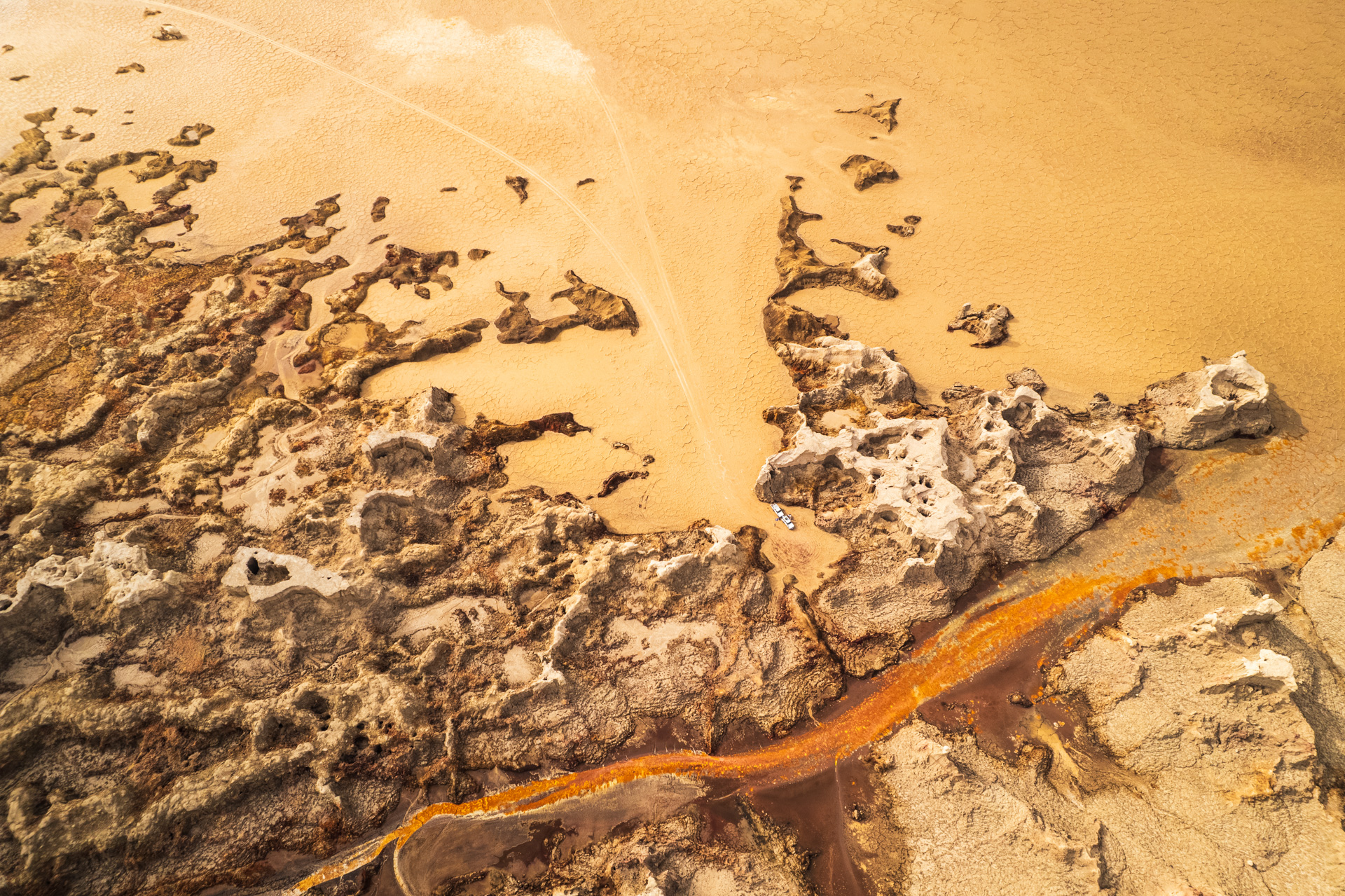 Danakil Depression in Ethiopia.