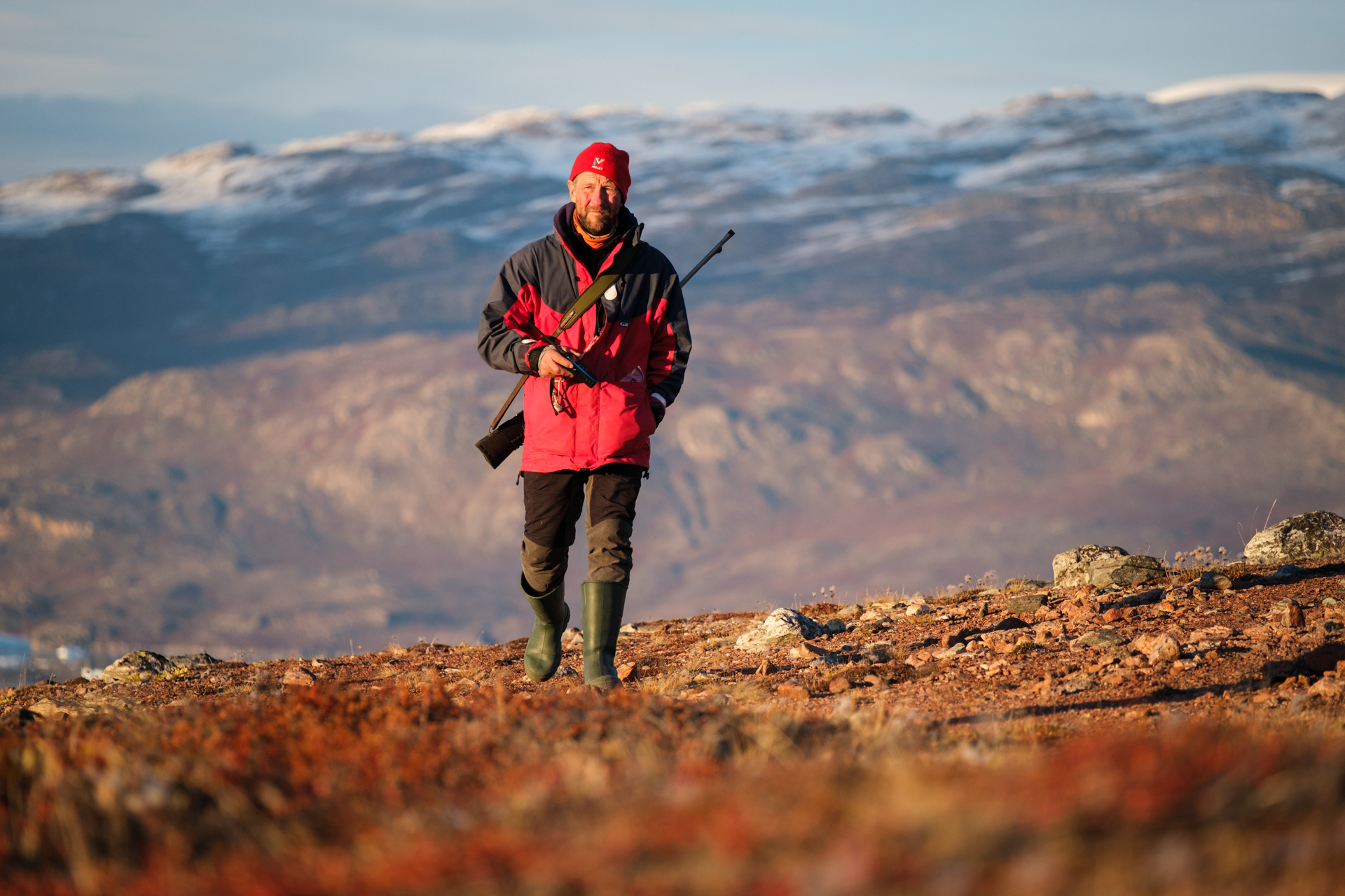 Nature guide on Red Island in Scoresbysund.